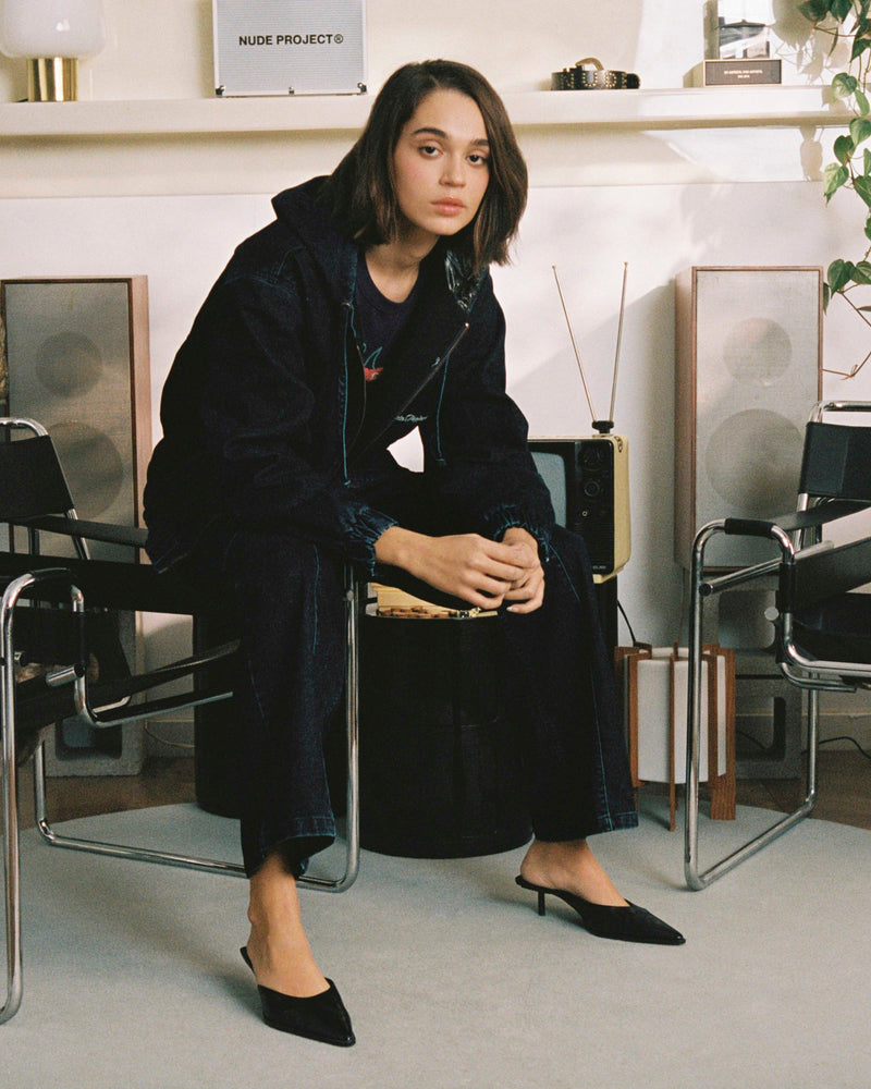 SOFT VELVET DENIM PANTS