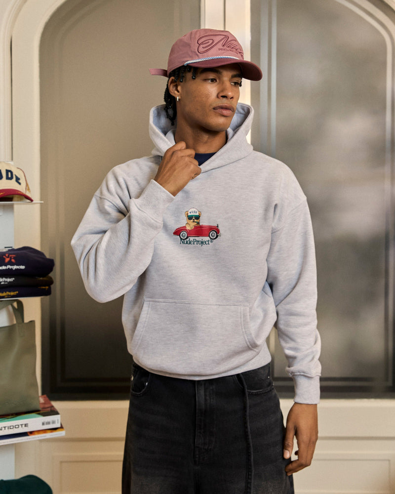 HOT HOODIE GREY MELANGE