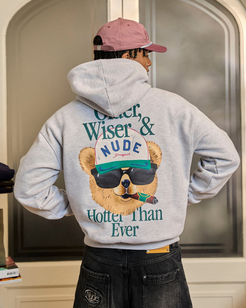 HOT HOODIE GREY MELANGE