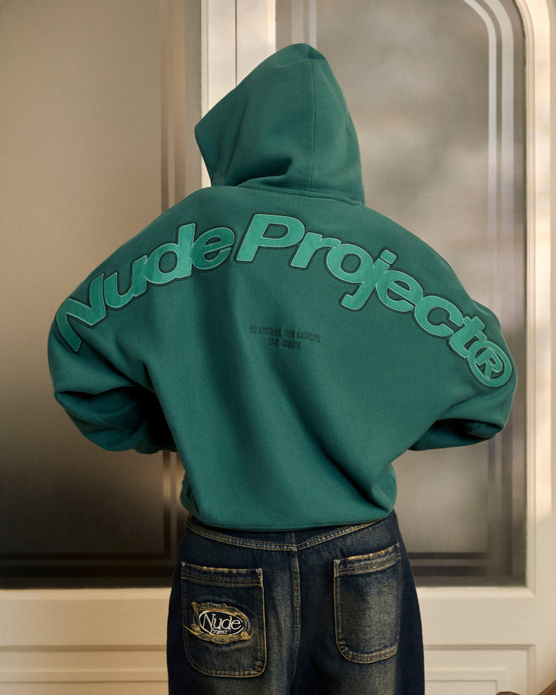 BEAST ZIP-UP HOODIE GREEN