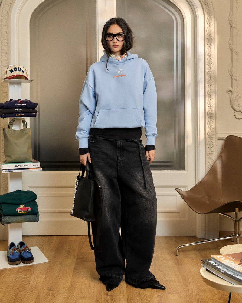 SEOUL HOODIE LIGHT BLUE