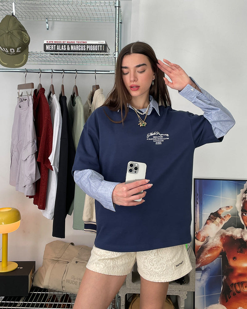 LOCALLY HATED TEE NAVY