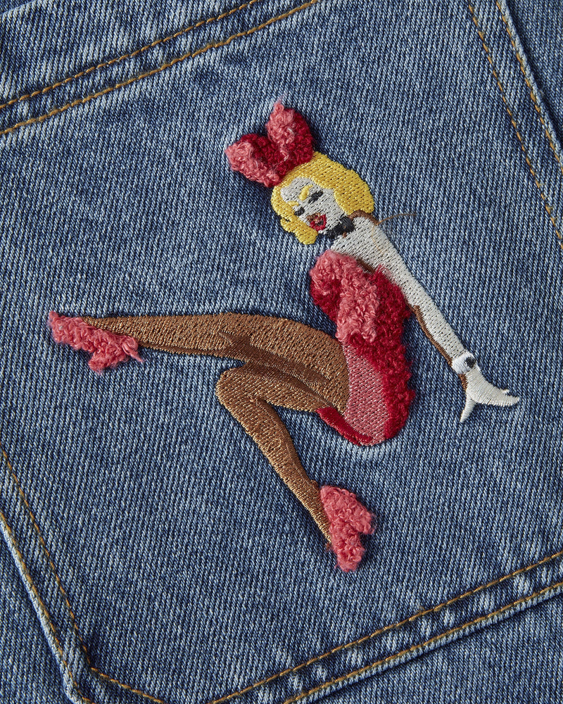 BUNNY DENIM SHORT INDIGO