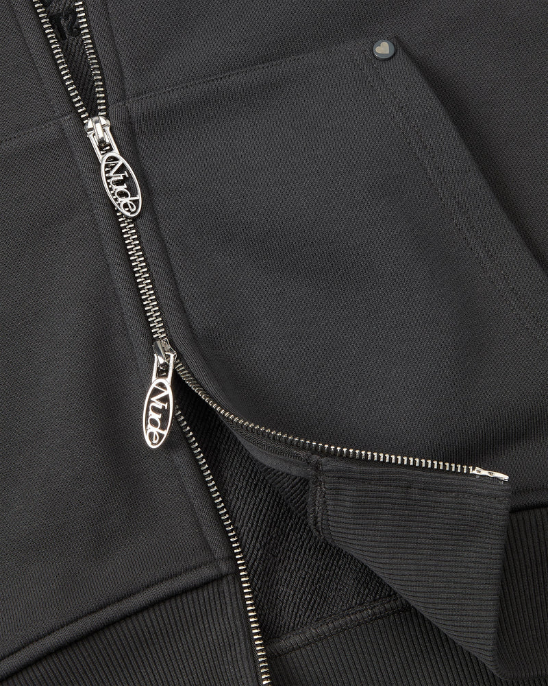 BEAST ZIP-UP HOODIE ASH