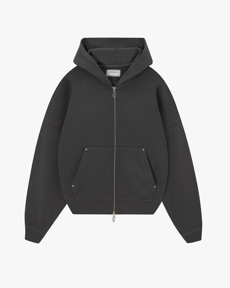 BEAST ZIP-UP HOODIE ASH