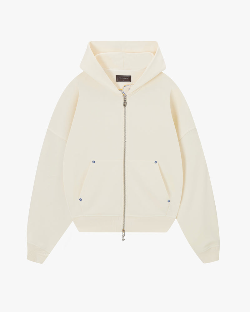 BEAST ZIP-UP HOODIE  MARSHMALLOW