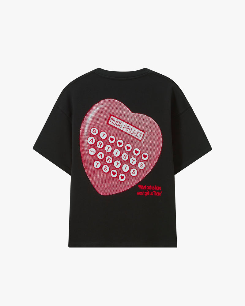 CALCULATOR TEE BLACK