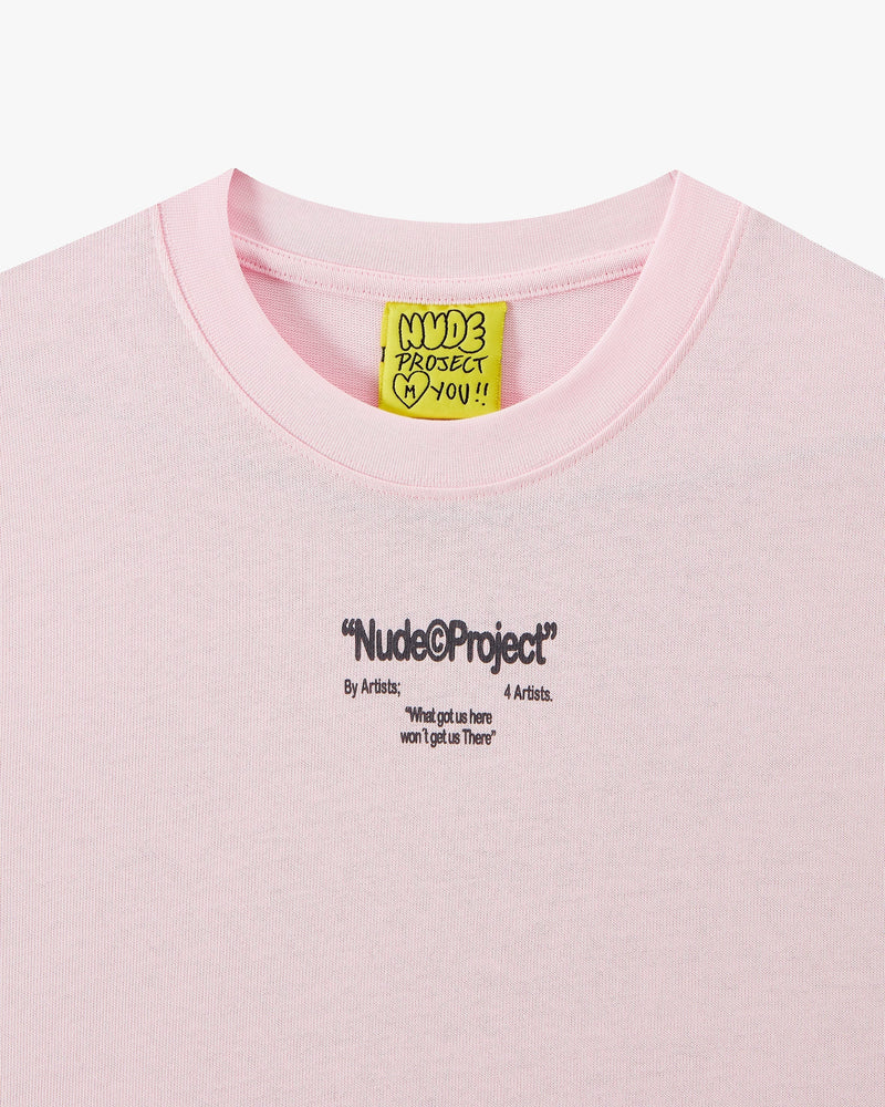CALCULATOR TEE PINK