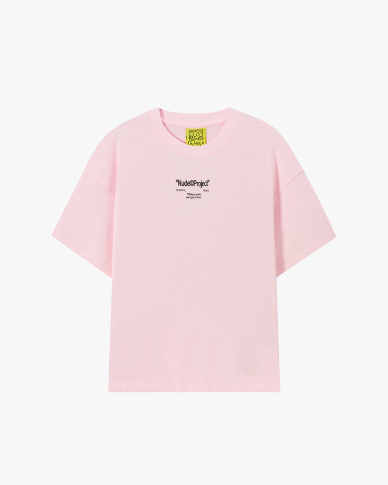 CALCULATOR TEE PINK