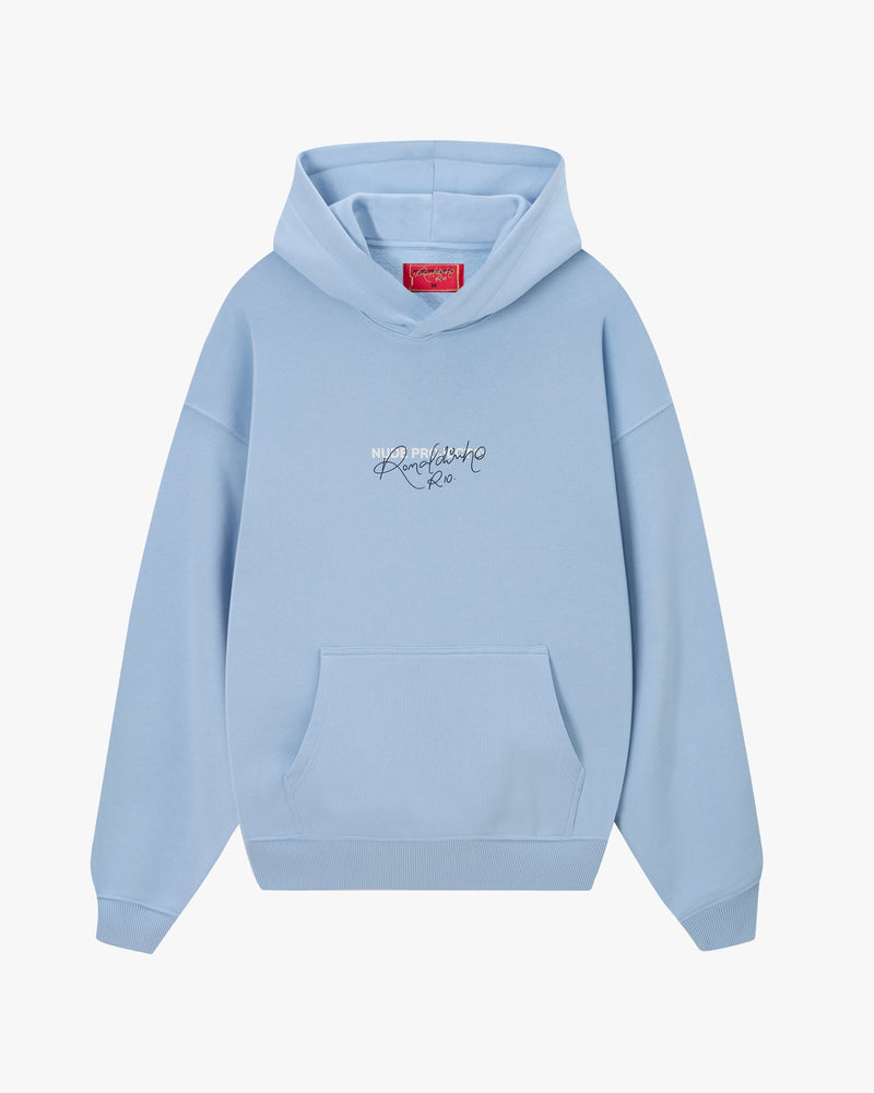 CHAMPION HOODIE LIGHT BLUE