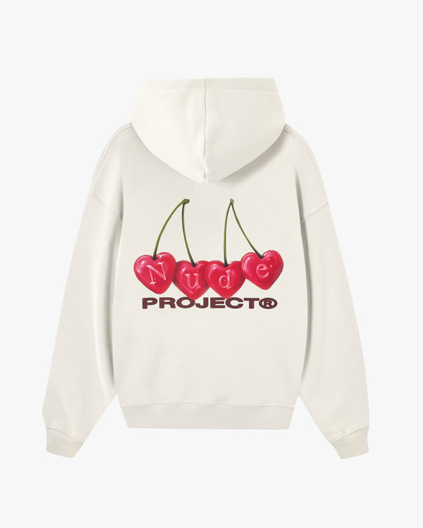 CHERRY HOODIE MARSHMALLOW