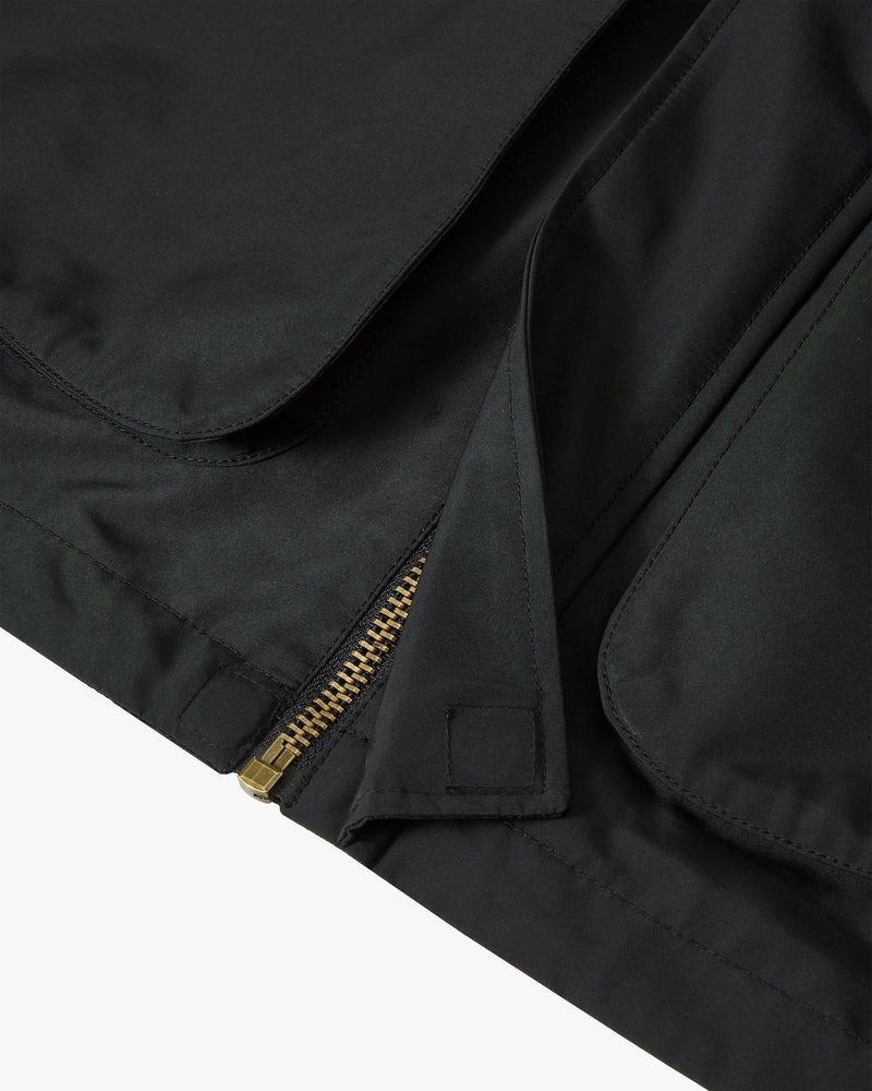 MILESTONES WINDBREAKER JACKET BLACK