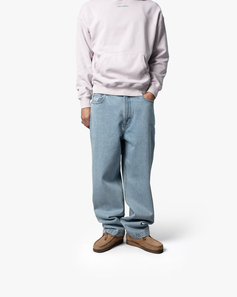 DENIM PANTS WASHED BLUE