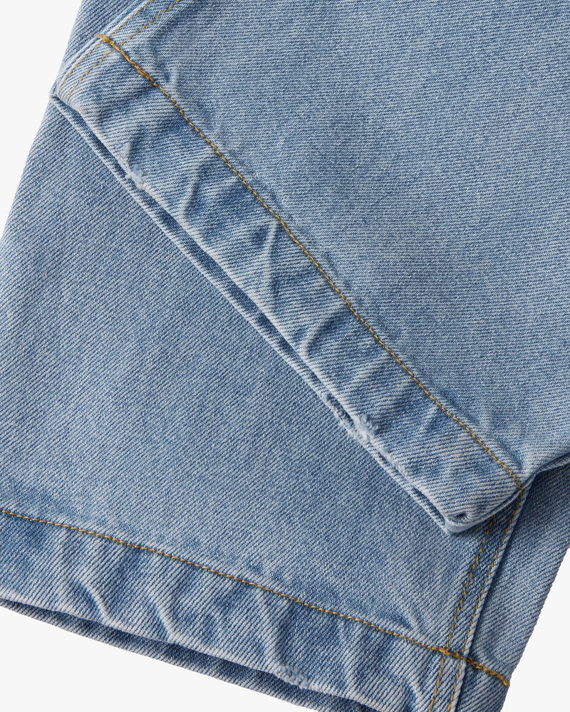 DENIM PANTS WASHED BLUE