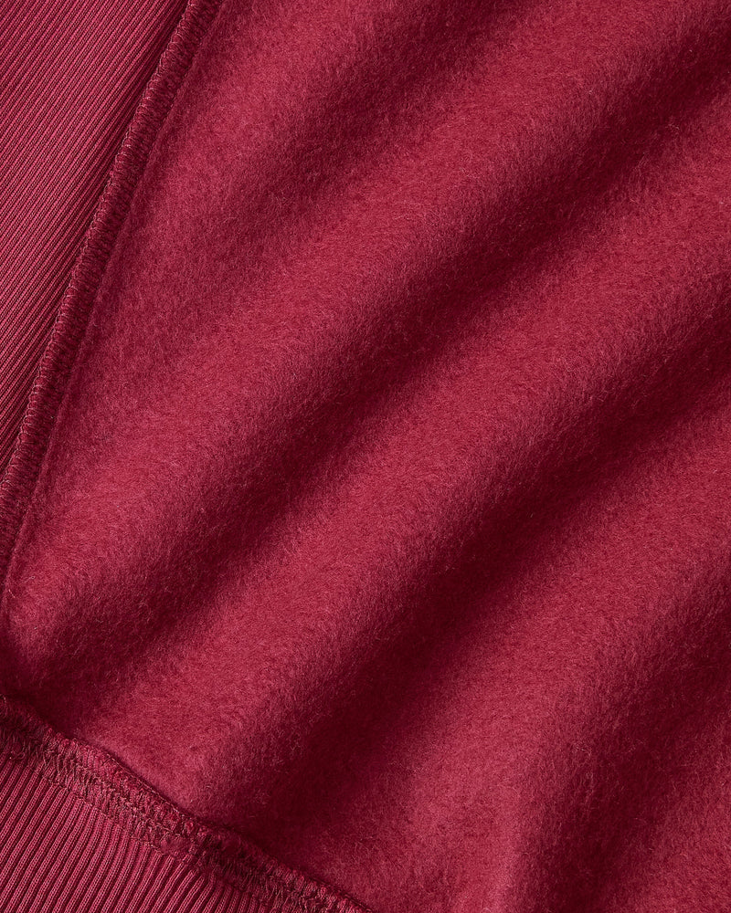 ESSENTIALS HOODIE BURGUNDY