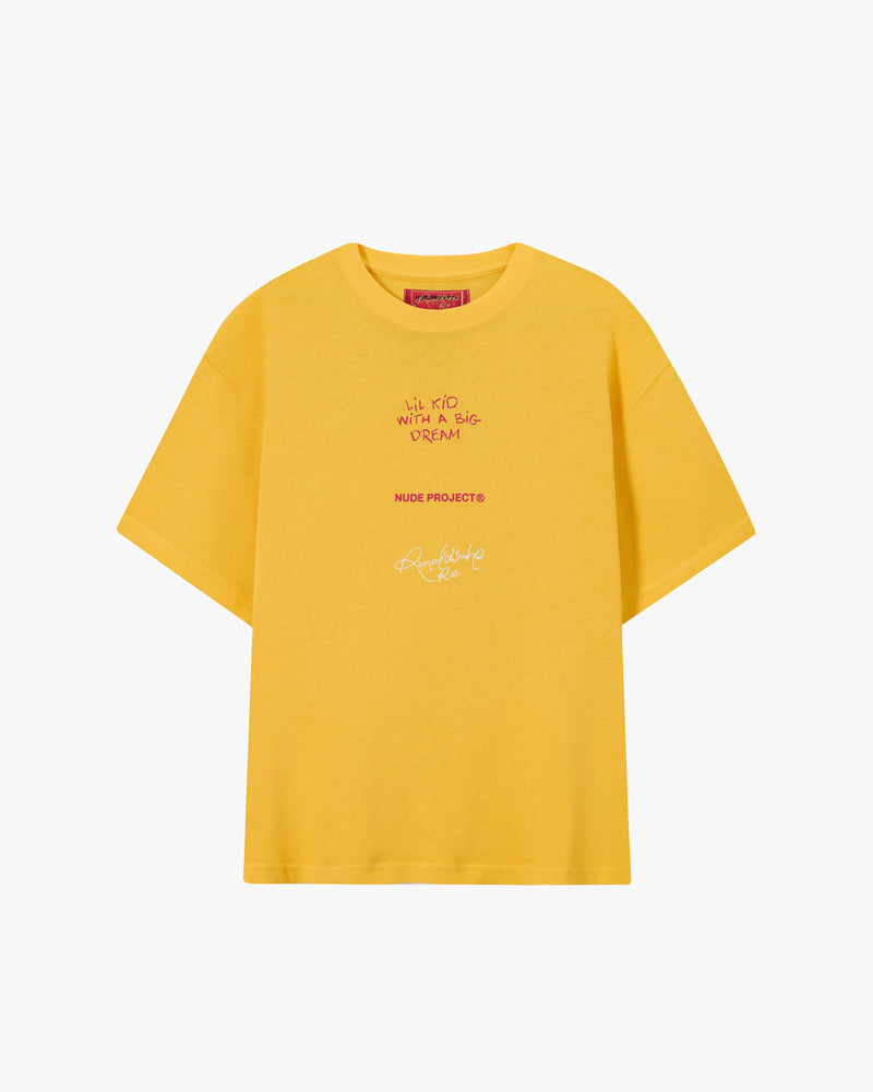 FACE TEE YELLOW