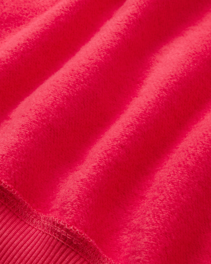 GLOBAL SOON ZIP-UP HOODIE RASPBERRY