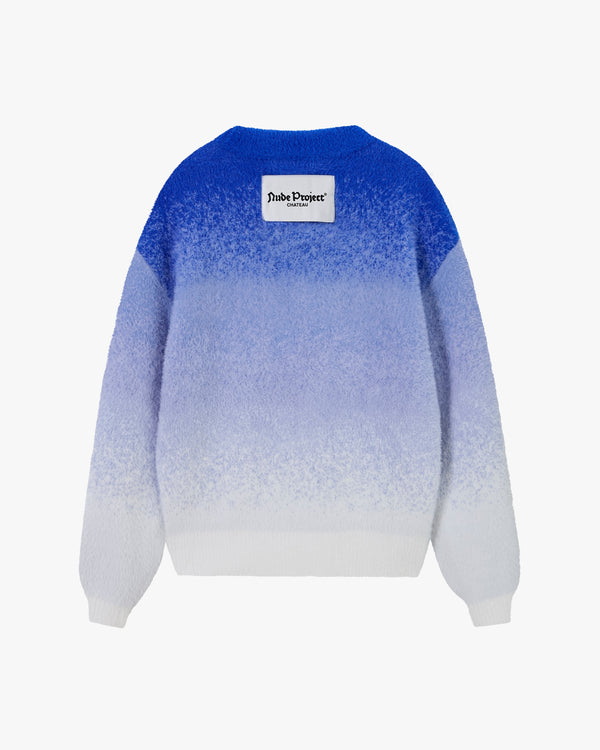 GRADIENT COZY SWEATER BLUE