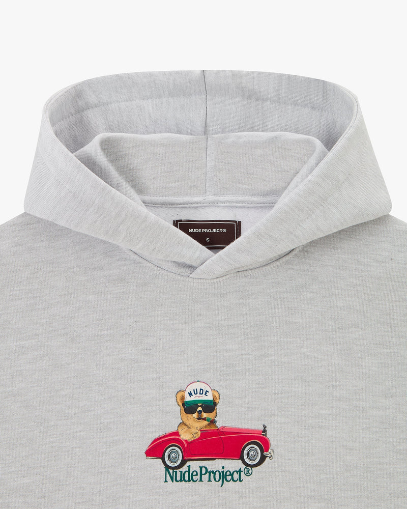 HOT HOODIE GREY MELANGE