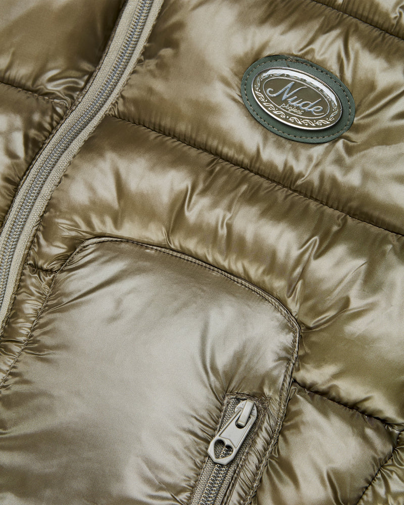 ICONIC PUFFER JACKET OLIVE GREEN