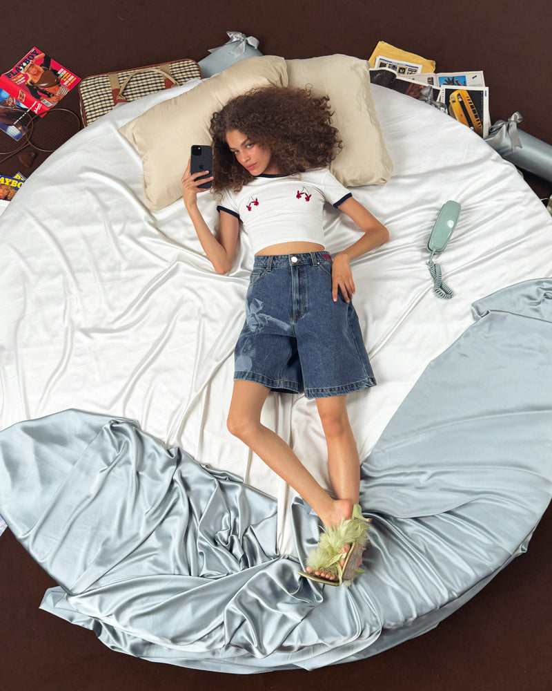 BUNNY DENIM SHORT INDIGO