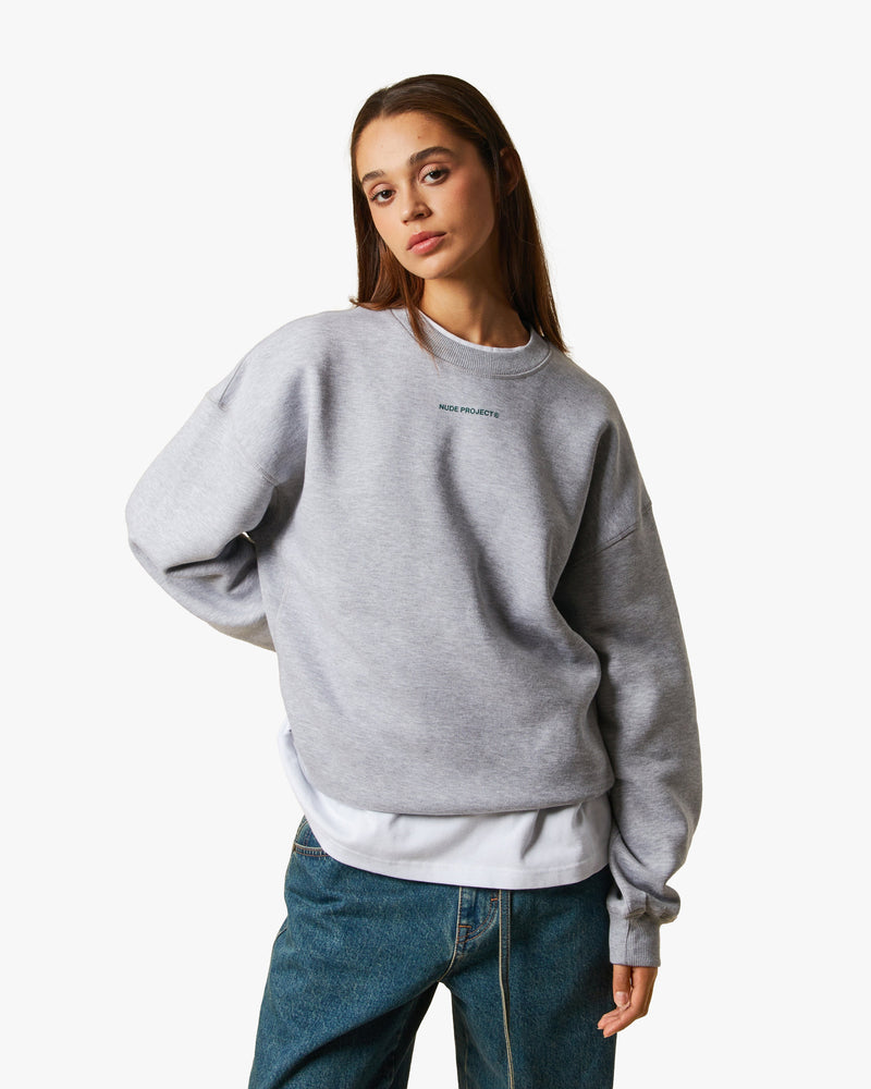 CULT*SWEATSHIRT GREY MELANGE