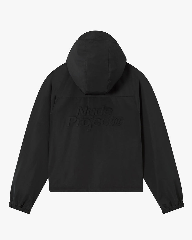 MILESTONES WINDBREAKER JACKET BLACK