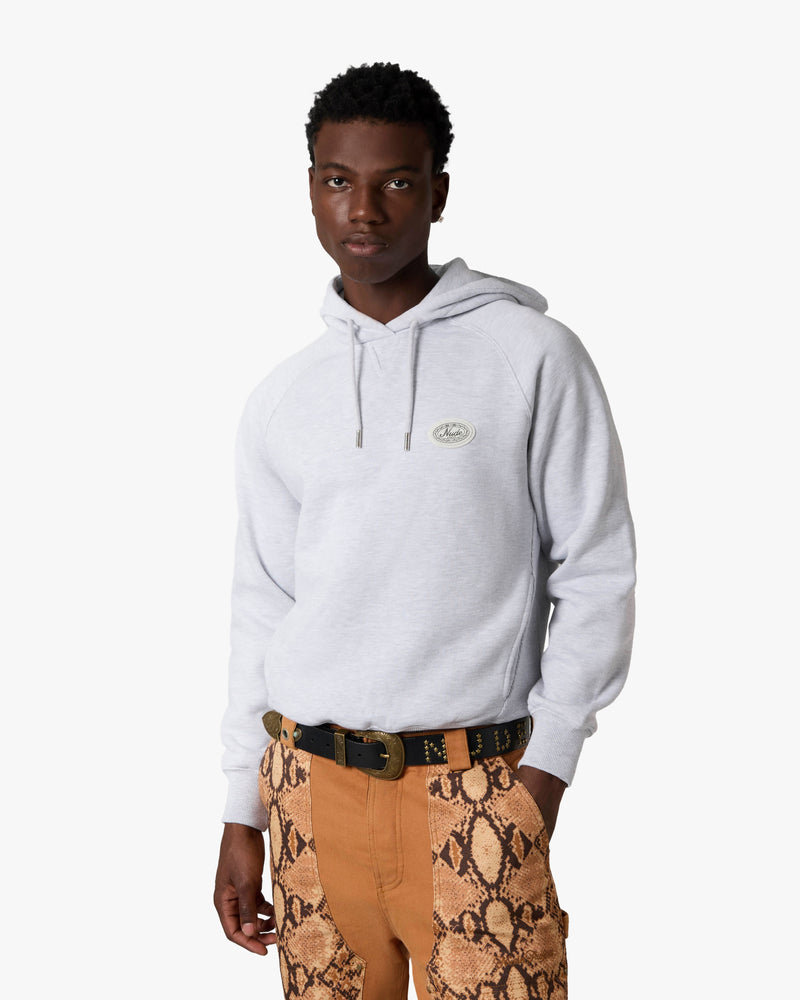 ESSENTIALS HOODIE GREY MELANGE