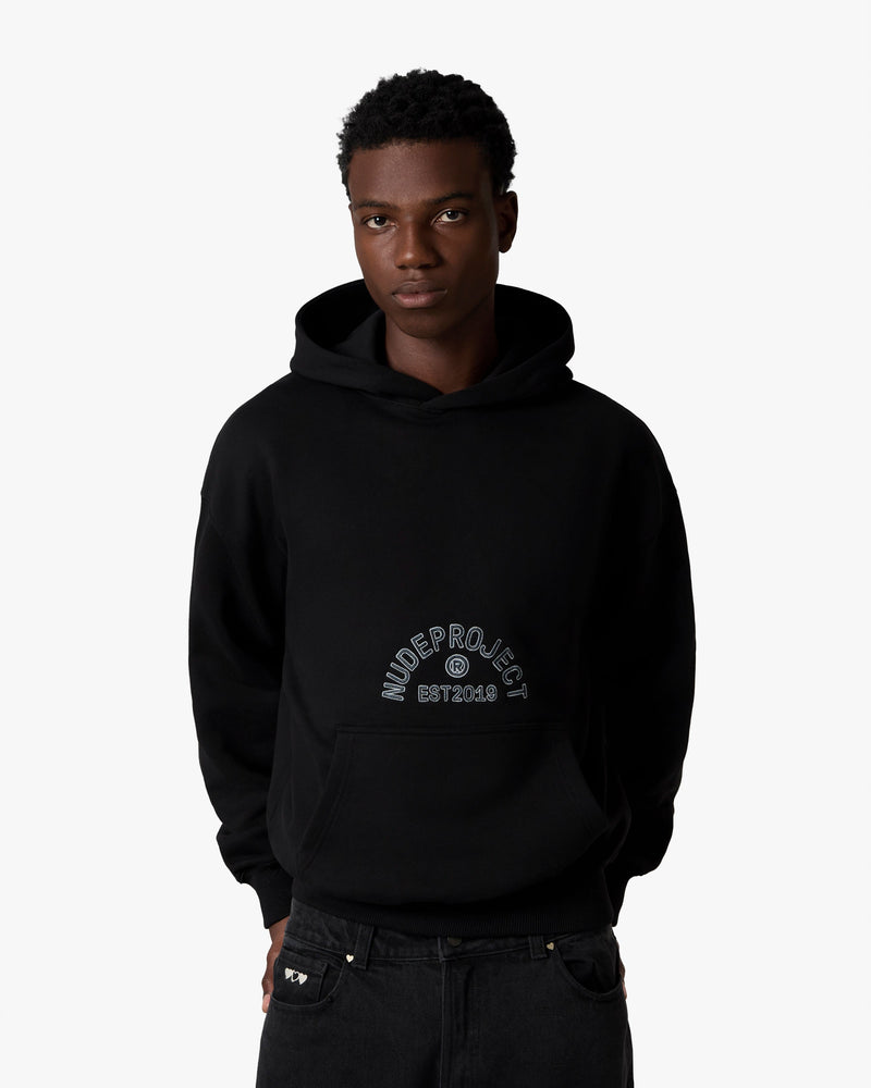SWANS HOODIE BLACK