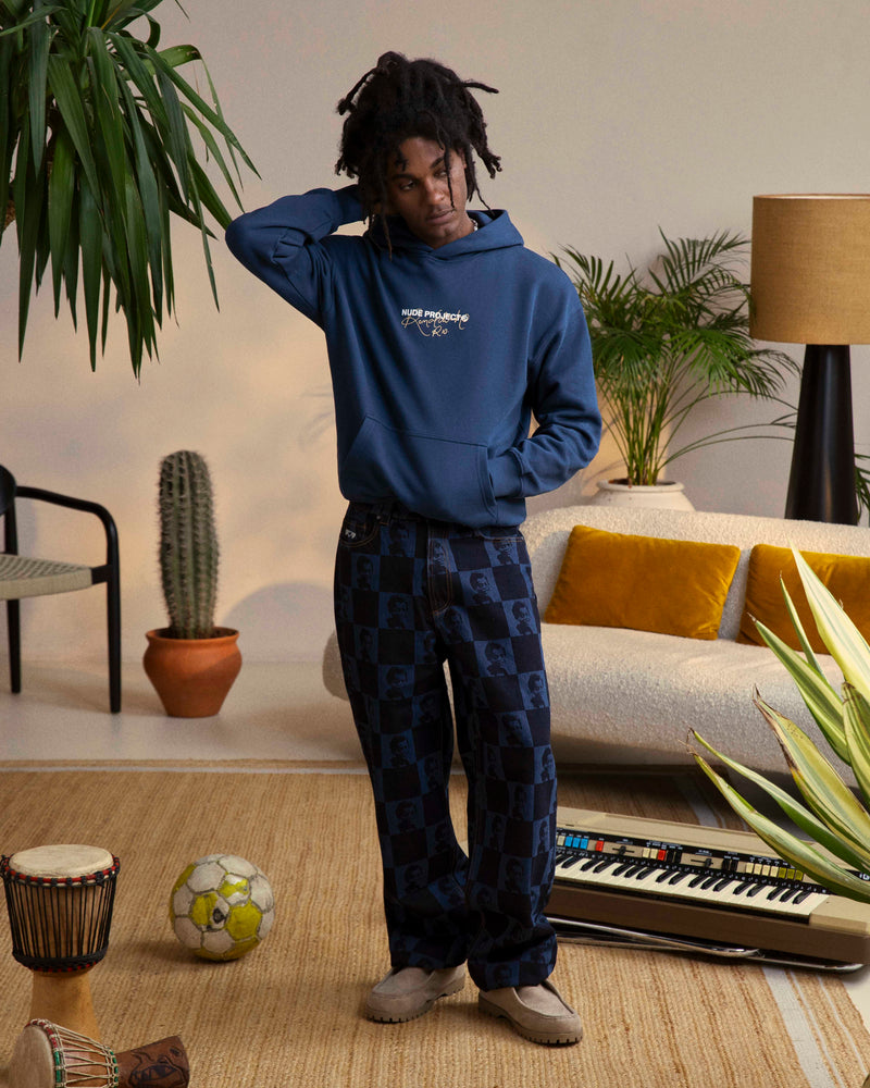 CHAMPION HOODIE NAVY