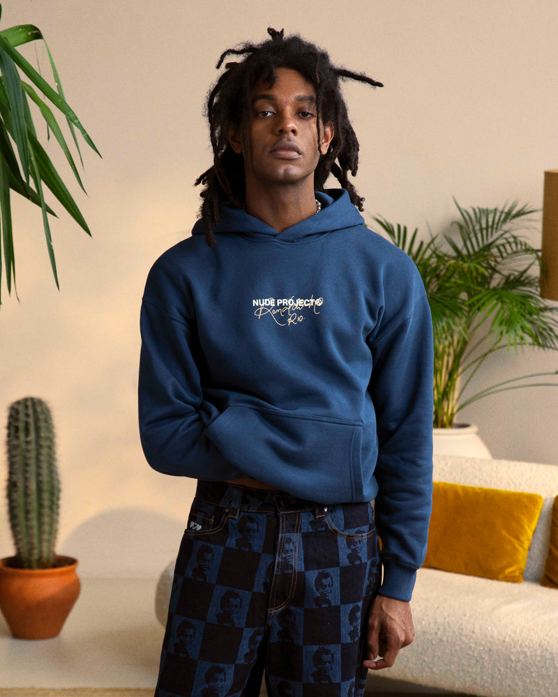 CHAMPION HOODIE NAVY