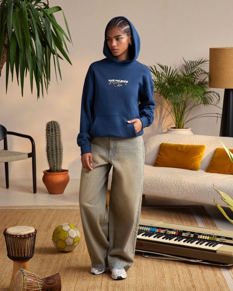 CHAMPION HOODIE NAVY