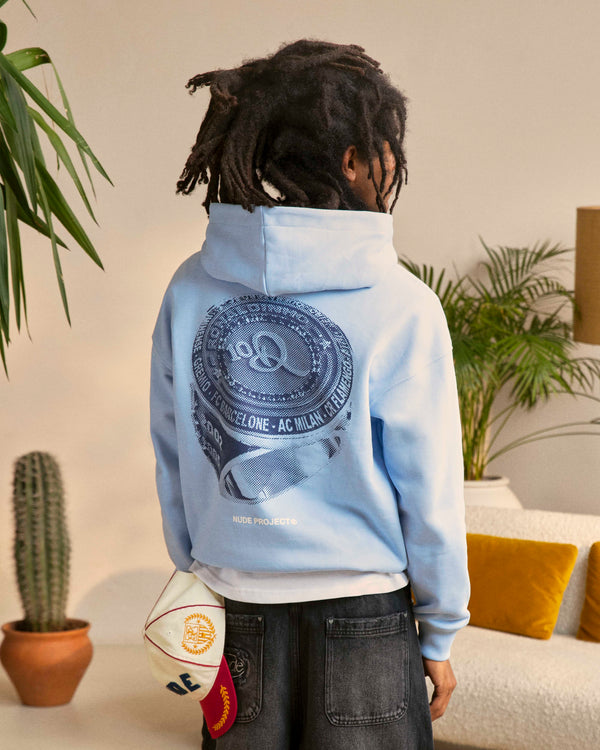 CHAMPION HOODIE LIGHT BLUE