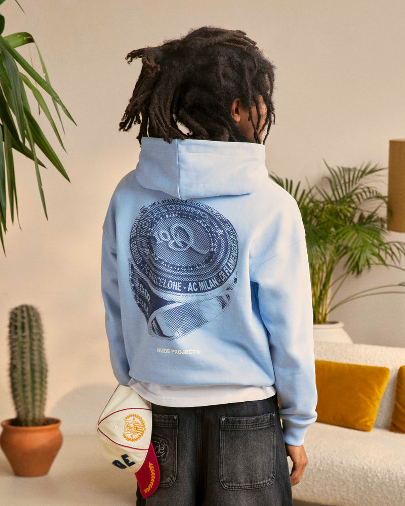 CHAMPION HOODIE LIGHT BLUE