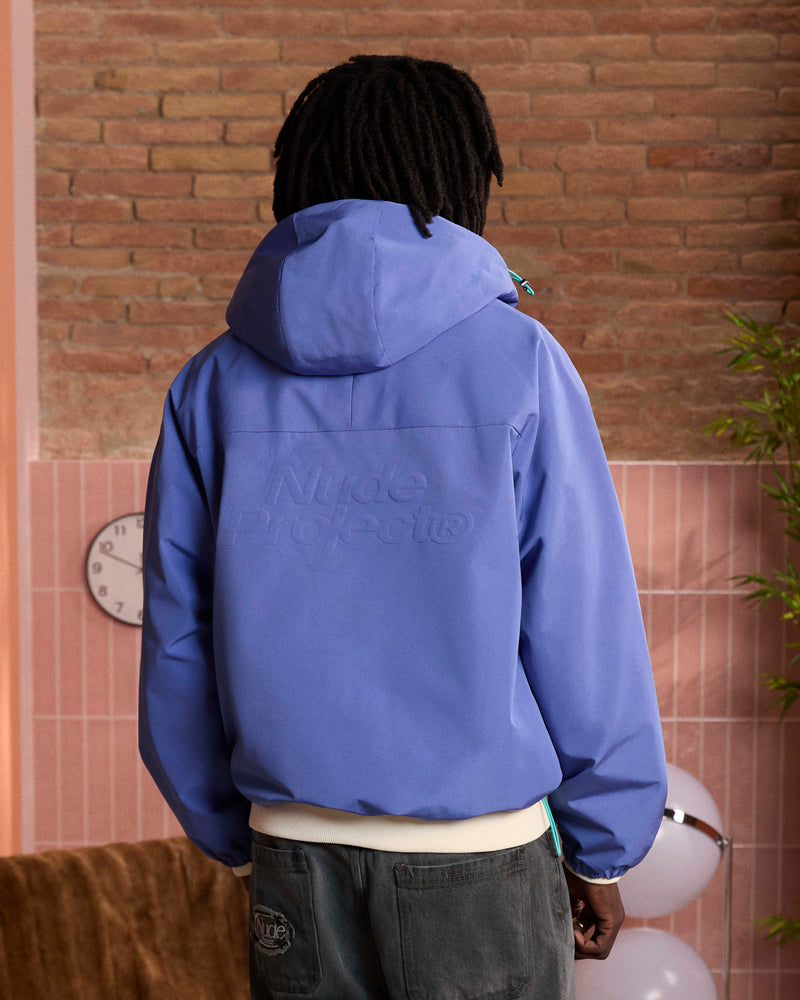 MILESTONES WINDBREAKER JACKET BLUE