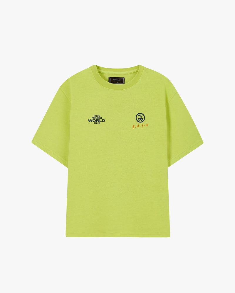 NUDE TOUR TEE GREEN