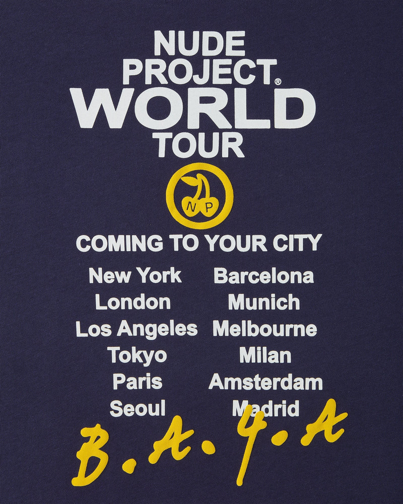 NUDE TOUR TEE NAVY