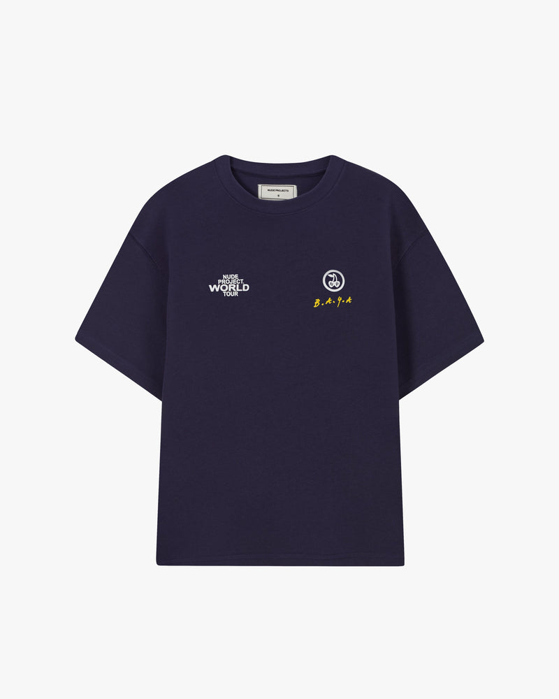 NUDE TOUR TEE NAVY