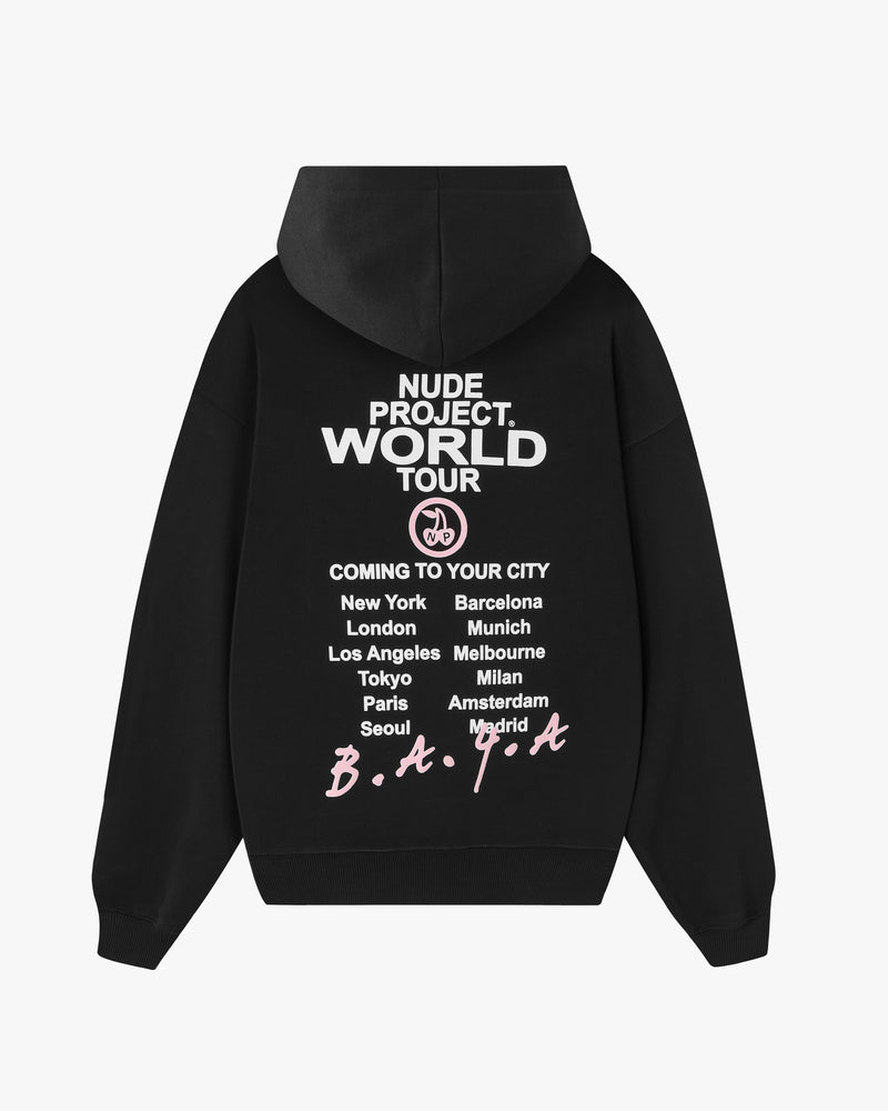NUDE TOUR HOODIE BLACK