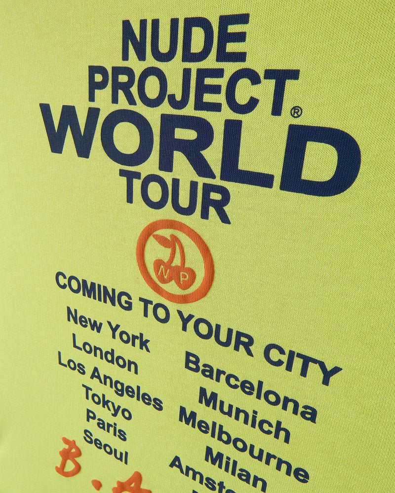 NUDE TOUR TEE GREEN