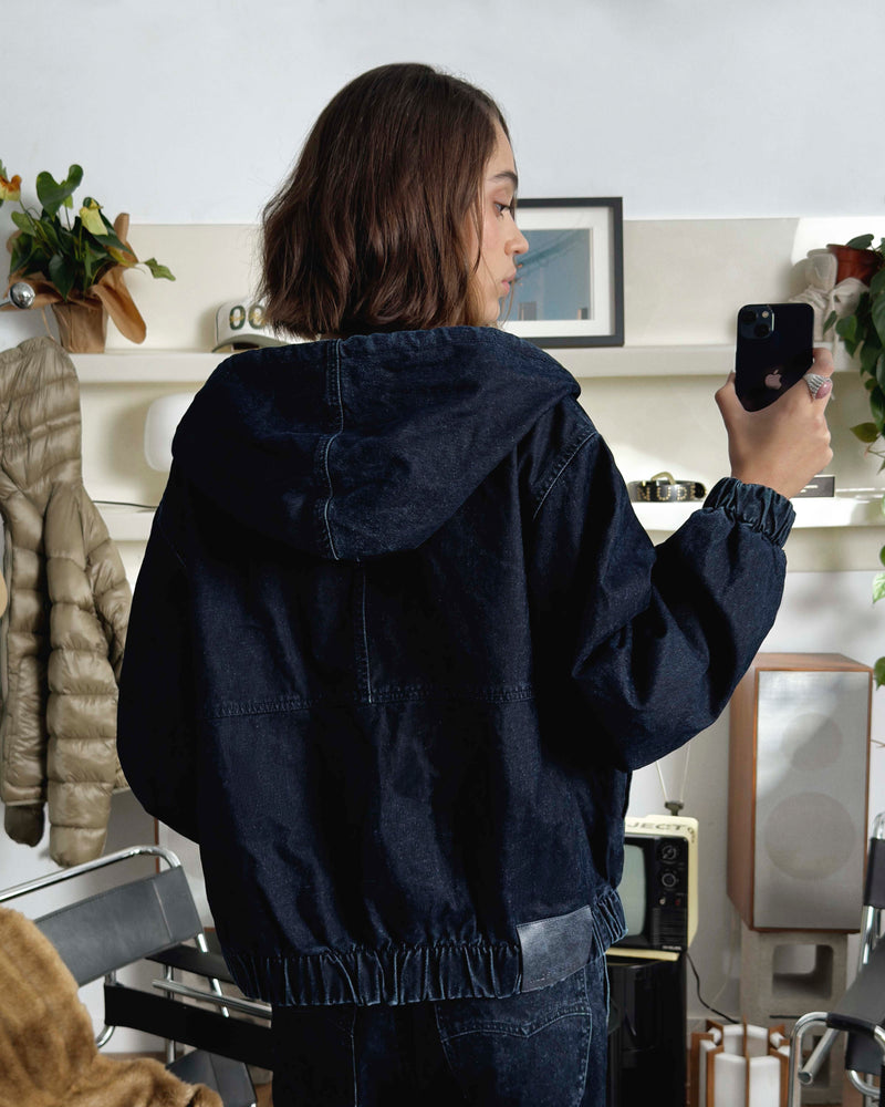 SOFT VELVET DENIM JACKET