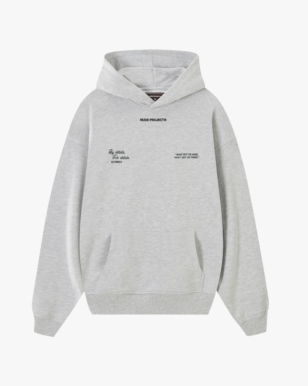 RODEO HOODIE GREY MELANGE