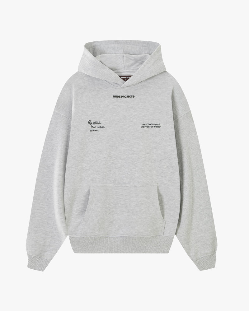 RODEO HOODIE GREY MELANGE