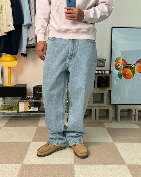 DENIM PANTS WASHED BLUE