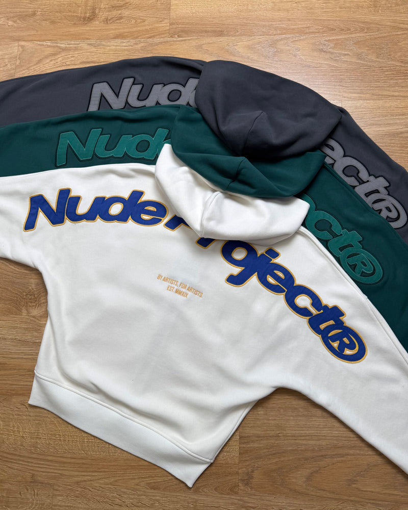 BEAST ZIP-UP HOODIE ASH