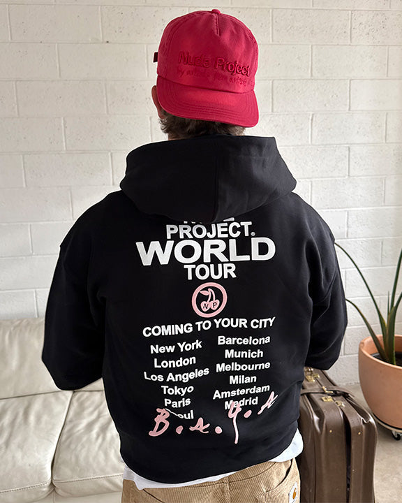 NUDE TOUR HOODIE BLACK